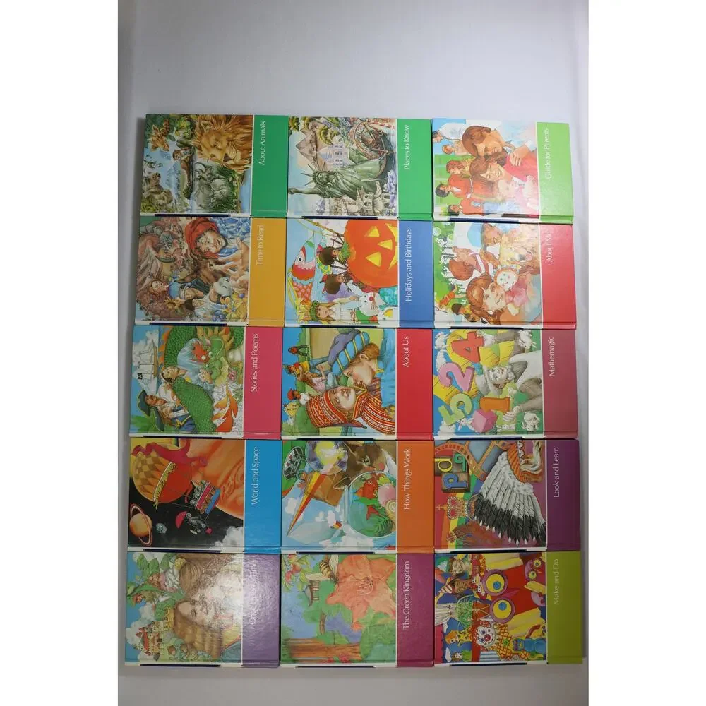 Vintage Childcraft Book Set Complete 1-15 How and Why Library 1980s Hardcover